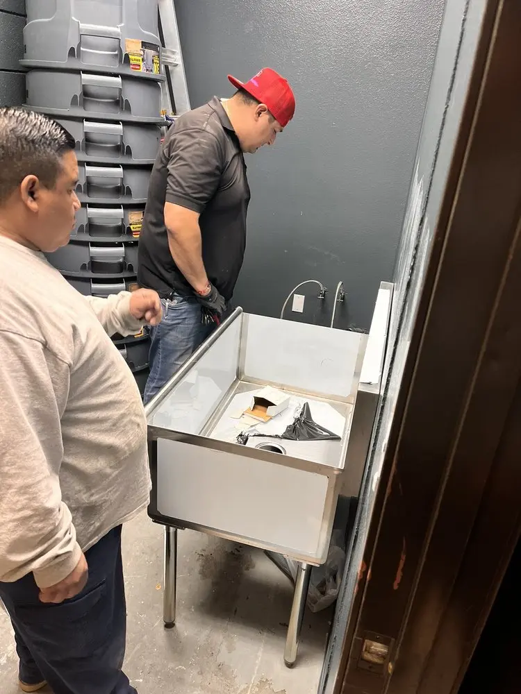 Commercial plumbing and sink installation in Cush Creek